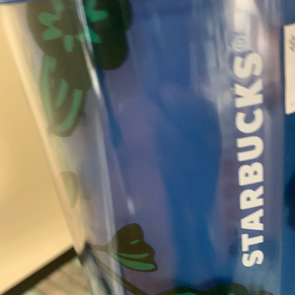 Starbucks Holiday 2022 Color Change Blue Glitter Rose Corsage Cold Cup Tumbler - Picture 3 of 16